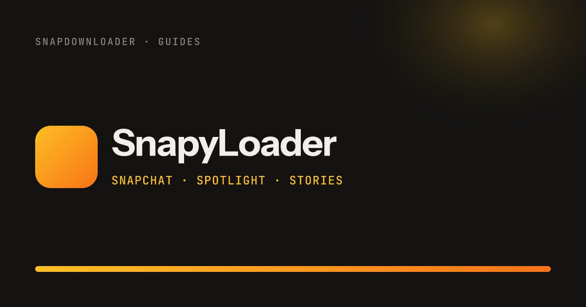 Cómo descargar videos, Spotlight e historias de Snapchat en HD (gratis)